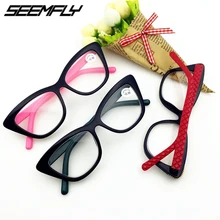 Seemfly кошачий глаз очки для чтения для женщин и мужчин увеличительные очки дальнозоркость, оптические линзы зеркальные диоптрий+ 1,0 до+ 3,5 унисекс очки