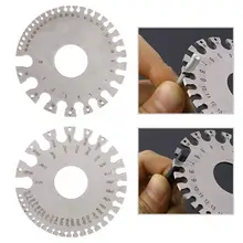 Металлический круглый провод толщиномер линейка тестер портативный сварочный датчик диаметр практичный измерительный инструмент инструменты для ремонта часов