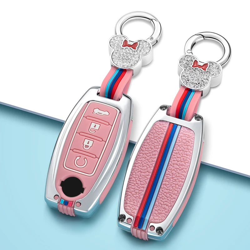 Custodia per chiave a distanza per auto in lega di zinco Shell Nissan Qashqai X-Trail T32 T31 Juke J10 J11 Kicks Tiida Pathfinder Note per Infiniti 18 Custodia per chiave a distanza per auto in lega di zinco Shell Nissan Qashqai X-Trail T32 T31 Juke J10 J11 Kicks Tiida Pathfinder Note per Infiniti - H932a7e224bfa4a69b2dc939fd49b8e19h