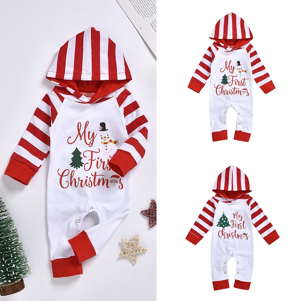 my first christmas pajamas girl