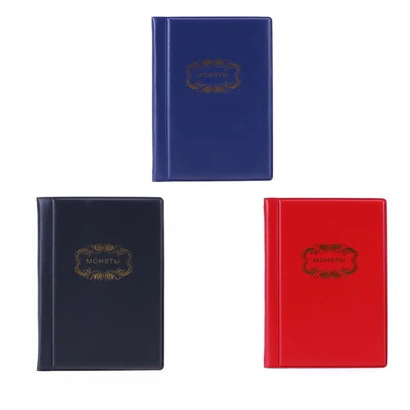 

120 Coin Storage Album Book Pockets Coins Album Collection Book Mini Penny Collecting Coin Holders for Collector Gifts Supplies