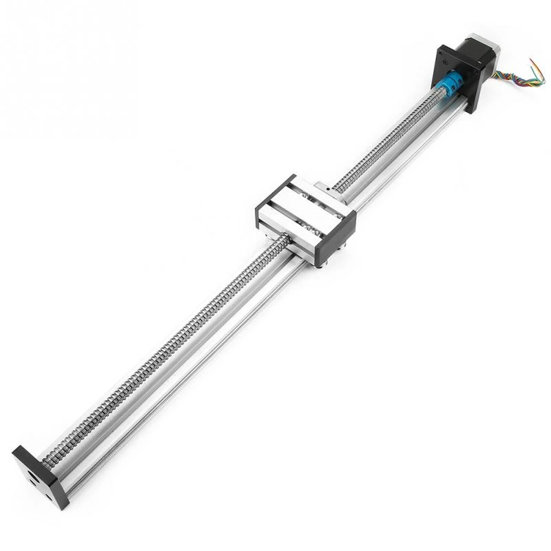 JF-XUAN Ball Screw Slide Rail Linear Guides High Accuracy Linear Motion Guide Rail Slide Stage Actuator 500mm Stroke and Stepper Motor for Automation Industries Reciprocating Applications 1204 JF-XUAN Ball Screw Slide Rail Linear Guides High Accuracy Linear Motion Guide Rail Slide Stage Actuator 500mm Stroke and Stepper Motor for Automation Industries Reciprocating Applications 1204