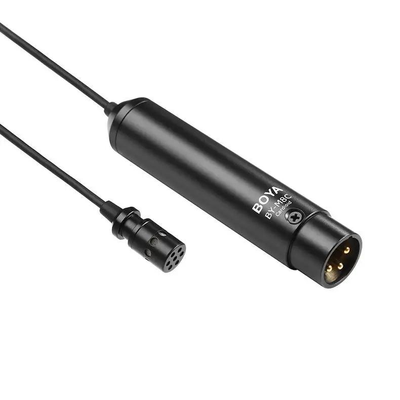 

BOYA BY-M8C Lavalier Microphone Professional Clip-on Mic w/ Lapel Clip Foam Windscreen For Camcorders Audio Recorders