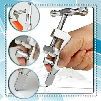 

Hand-held Glass Tile Cutter Portable Ceramic Tile Glass Cutter Multi-function Labor-saving Tile Glass Cutting Tools TN88