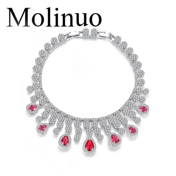 

Molinuo finch bracelet new ladies CZ fringed temperament bracelet g high-end jewelry accessories atmospheric gifts