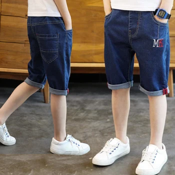 

IENENS Kids Boys Clothes Shorts Jeans Classic Pants Children Denim Short Pants Clothing Baby Boy Casual Trousers