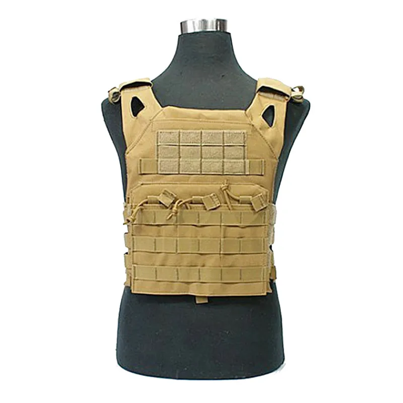

Army Green Tactical Combat Vest JPC Outdoor Hunting Wargame Paintball Protective Plate Carrier Waistcoat Airsoft Vest