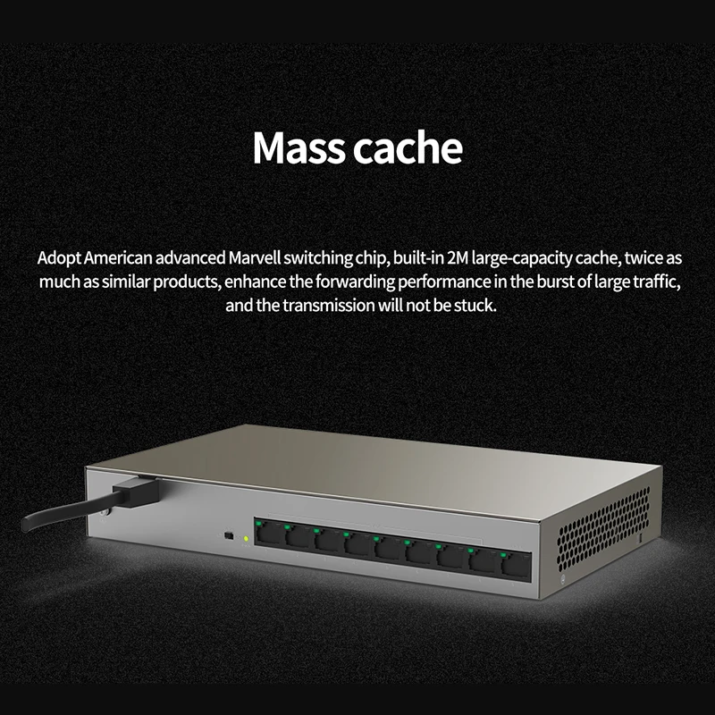 Сетевой коммутатор TD TDG1109P 8 102W Gigabit ethernet 9*10 100 Мбит/с порт RJ45 18 Гбит/с|Сетевые