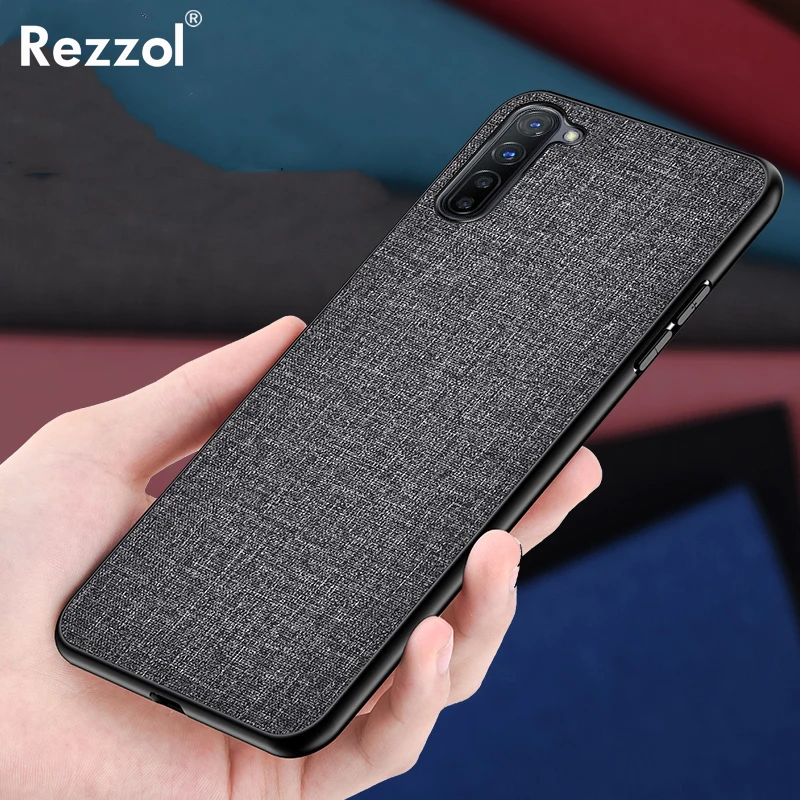 Cloth Hard PC Case For OPPO Reno 3 Pro Soft TPU Bumper Phone Cover Reno3 Simple Shockproof Coques |