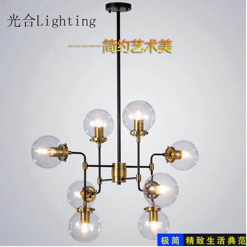 

hanging lamp lustre pendente glass restaurant LED pendant lights hanglamp lustre pendente luminaire