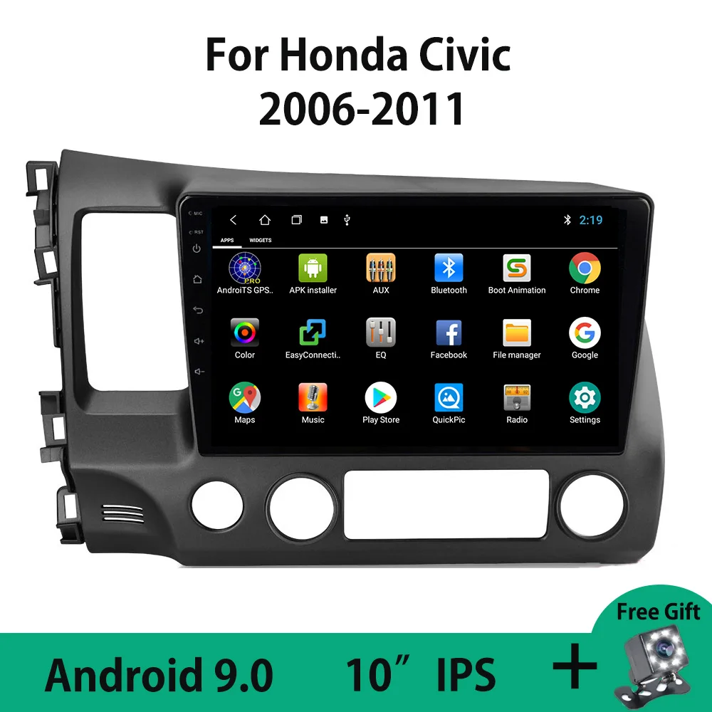 Android 9 0 IPS 10 &quotсенсорный экран автомобильный Радио мультимедийный плеер для Honda