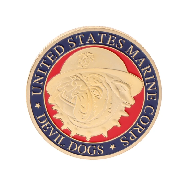 Памятная монета американский морской корпус США Devil Dogs коллекция искусство сувенир
