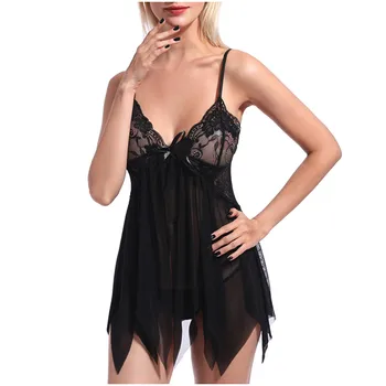 

Lace Lingerie Women Sexy Dress Underwear Sling Night dress Underwear Fashion Summer dames nachtkleding grote maten #y3