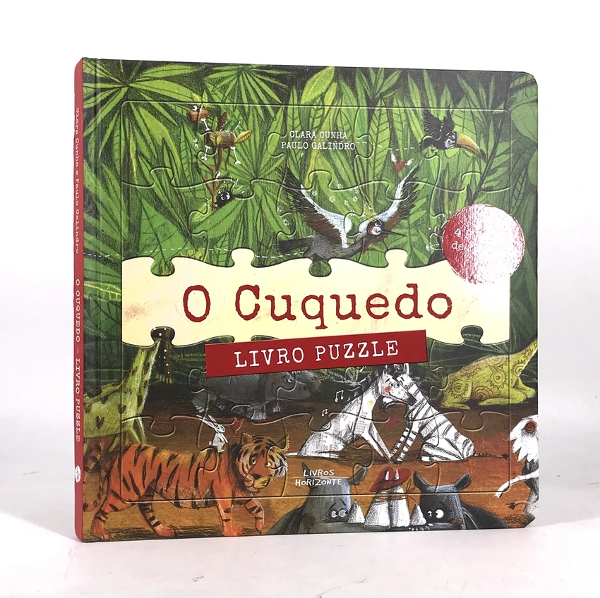 Genitore Bambino Bambini Bambino Trottie Bambino Libro Portoghese Educazione Precoce Immagine Carina Intelligenza Puzzle Libros Libro Età 1