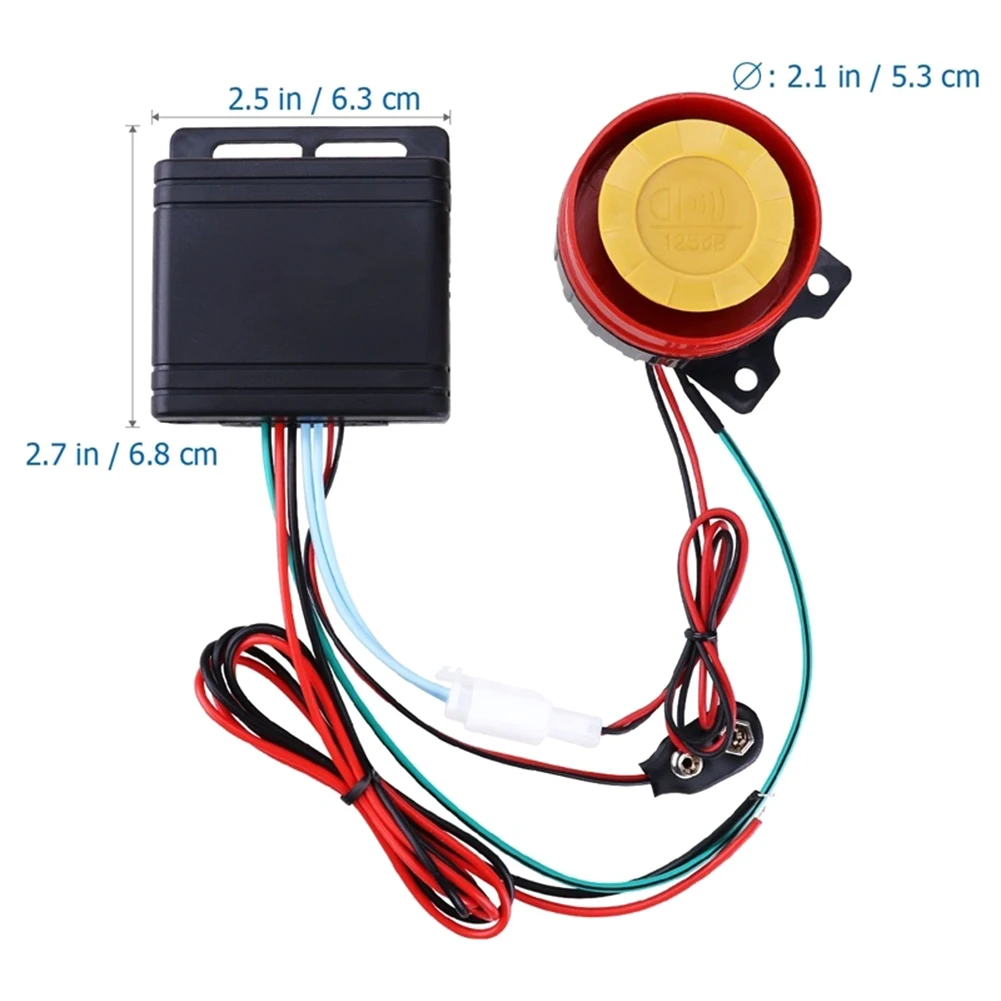 Universal 12V Motorcycle Scooter Anti-Theft Security Alarm System Remote Control Loud Alarma Moto Protection Altavoces System remote control motorcycle alarm bike alarm wireless vibration alarm anti theft alarm