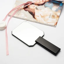 Portable Acrylic Makeup Mirror Personalized Wedding Gift Black White 2 Color Handle Mirror Beauty Special Makeup Mirror Portable Portable Acrylic Makeup Mirror Personalized Wedding Gift Black White 2 Color Handle Mirror Beauty Special Makeup Mirror Portable