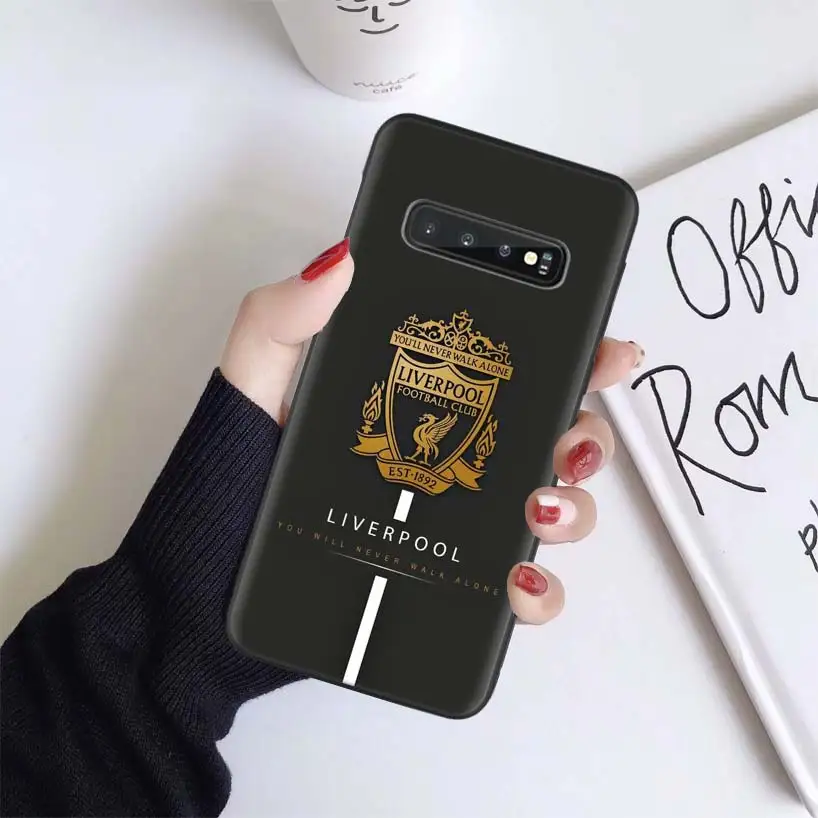 Хит, чехол для телефона Liverpool Club для samsung Galaxy S10+ Plus Lite Note 10, 9, 8, S9, S8, J4, J6+ Plus, S7, S6, черный - Цвет: BS340-8