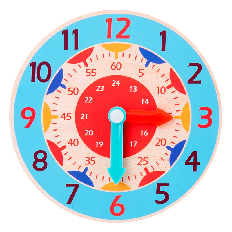 Wooden Clock Puzzle Toy 5