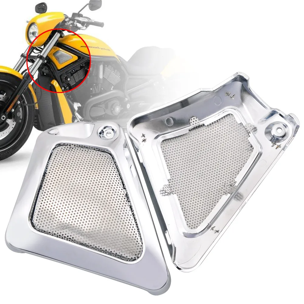 Motorcycle Airbox Frame Neck Air Intake Side Cover For Harley Davidson