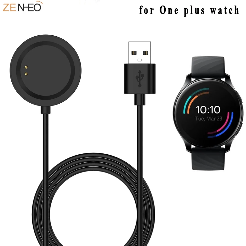 

1M Smartwatch Dock Charger Adapter USB Fast Charging Cable for Oneplus Watch Sport Smart Wristwatch One Plus Charge Accessories