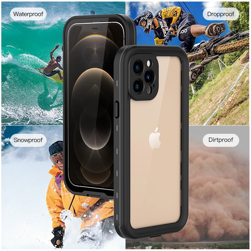 Redpepper IP69K Waterproof Case For Apple iPhone 12 Pro Max 12 Mini 11 Pro Max XR Underwater 3m Water Proof Shockproof Hard Case (11)