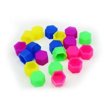 

20Pcs Universal Car Wheel Screw Protector Tire Screw Cap Environmental Protection Silicone Cover Car Tire Cap