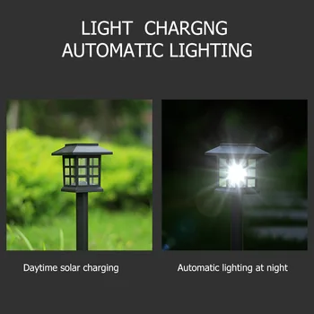 

2pcs Waterproof LED Solar Lawn Light Stick Decorative Lighting Lamp for Garden Yard Path Decor Lighting Lamp​ 3.7V 2000mAh