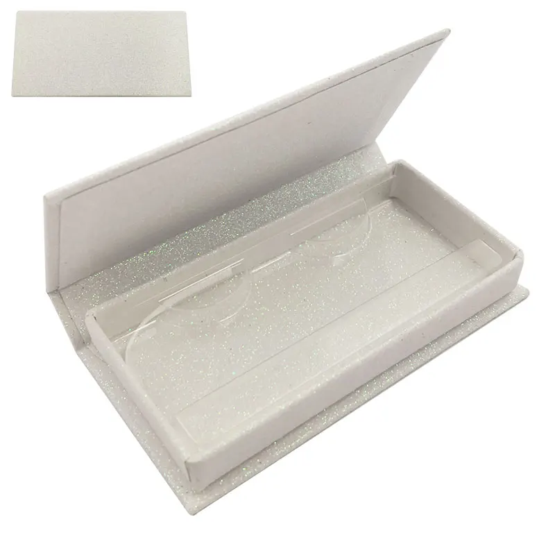 Iflovedekd Личная этикетка, коробка для ресниц,, блестящая коробка для накладных ресниц, OEM логотип, индивидуальная упаковка - Цвет: Colorful white