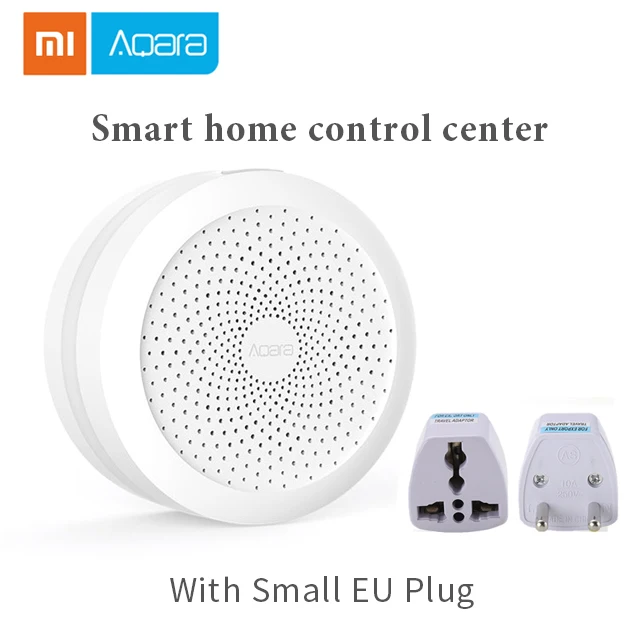 Aqara Hub eu Умная настенная розетка Aqara Xiaomi, умная домашняя розетка ZigBee, Wi-Fi соединения, беспроводной пульт дистанционного управления, работает с приложением Mijia - Цвет: Aqara Hub eu