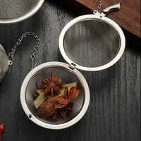 Creative Stainless Steel Tea Infuser Ball Sphere Teaware Cha Strainers Spice Diffuser Coffee Filter Sieve Kitchen Utensils 5
