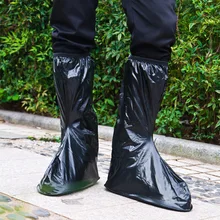 Полиэстеровые черные дождевые бахилы на молнии; водонепроницаемые чехлы; обувь для дождливой погоды; зимние Нескользящие толстые ботинки; аксессуары для обуви; DW280