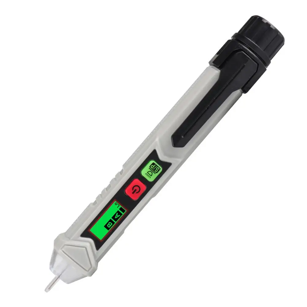 

Phase Sequence Measuring Pen Non-contact Voltage Tester Pen with LCD Display LED Flashlight Buzzer Alarm Electricity Detect Pen