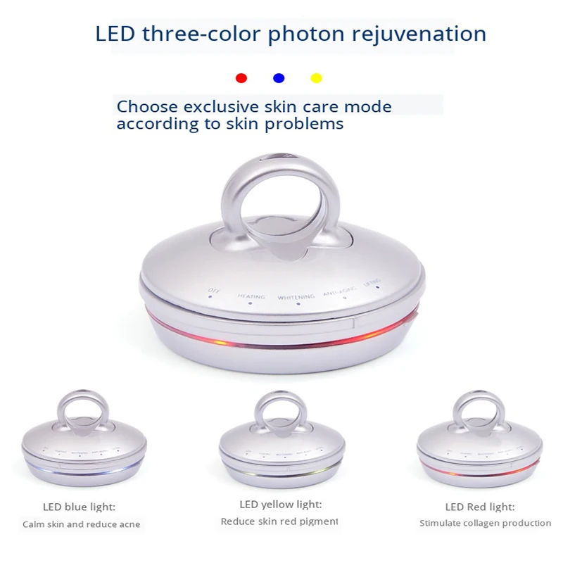  Iontophoresis Beauty Instrument Face Lift Tool Facial Massager Constant Temperature Skin Rejuvenati