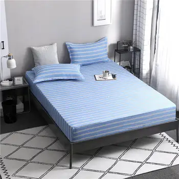 

Stripe Girl Cover Bed Boy Mattress Cover Breathable Bed Cover Adult Child Mattress Protector Summer Sleeping Mat 2CDT-63002