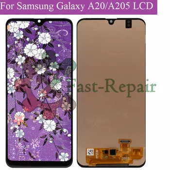 

Super Amoled 6.4' LCD For Samsung A20 lcd A205 lcd A205F A205FN Display lcd Screen A205GN A205S A205YN lcd Digitizer Assembly