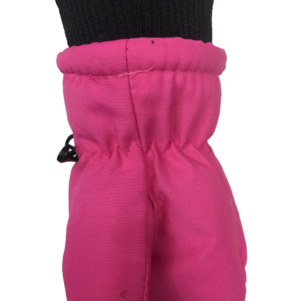 Зимние Детские перчатки на полный палец, детские вязаные перчатки для девочек и мальчиков, лыжные перчатки для велоспорта, альпинизма, водонепроницаемые противоскользящие перчатки
