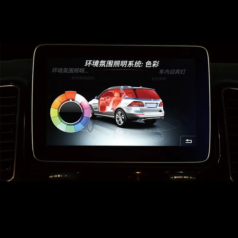 Для Mercedes GLE GLS class W292 W166 X166 door GLE400 GLE63 Дверная панель светодиодный светильник