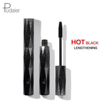 

Pudaier Mascara Natural Curl Easy To Brush Does Not Smudge Waterproof Lash Extensions Makeup Silk Professional For Eyes