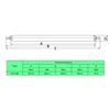 10.0 Reptile Fluorescent Desert Terrarium Tube Lamp,UVA UVB Bulb,15 Watt,T8,45cm 6