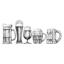 

2021 New Arrival Clear Stamps Beer Cocktail Whiskey Sake Wine Glass Decoration Craft Card Seal For Scrapbooking Paper Christmas