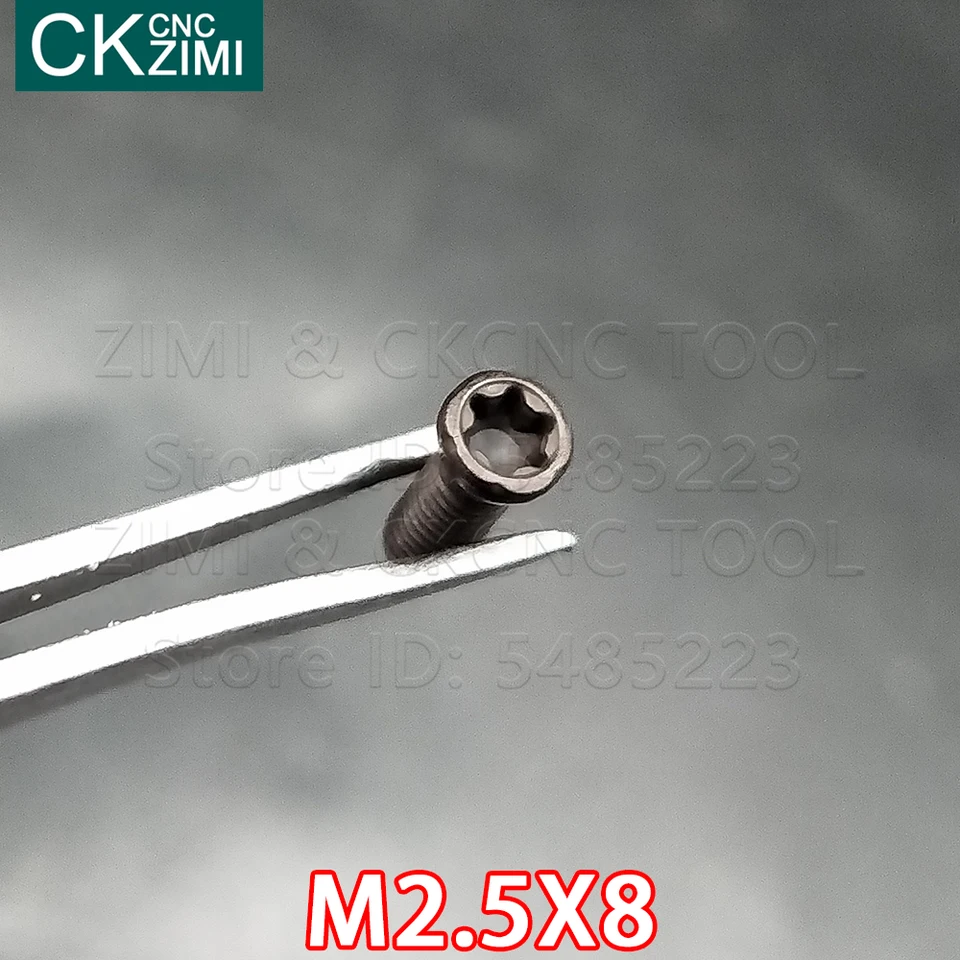 VIS TORX POUR inserts en carbure dans outils de tour CNC solides et