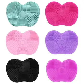 

1/6PC Natural Silicone Face Brush Portable Deep Cleaning Brush Suction Cup Face Wash Brush Cosmetic Washing Board Pad Scrub Tool