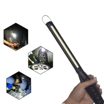 

2 in 1 Rechargeable LED COB Camping Work Inspection Light Lamp Hand Torch Magnetic Portable Work LED Flashlight