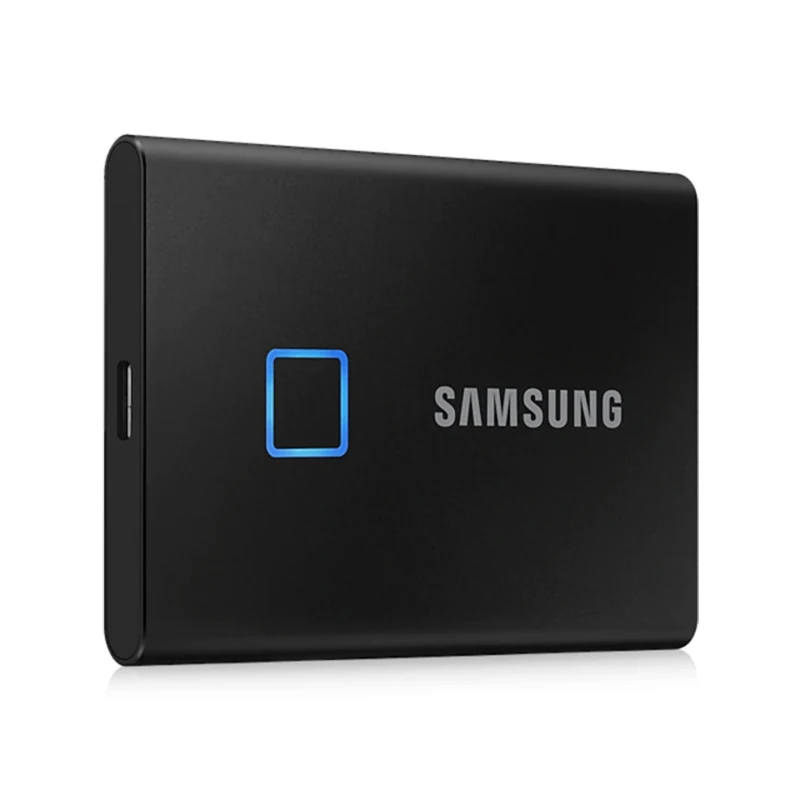 Твердотельный накопитель Samsung SSD 500 Гб ТБ T7 сенсорное Распознавание отпечатков