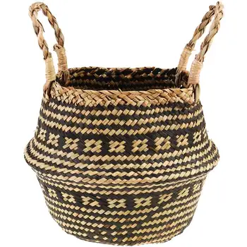

1Pc Double Handle Flower Flower Pot Plant Pot Macetas Decorativas Garden Accessories Planter Basket Organizer Pot For Home Plant
