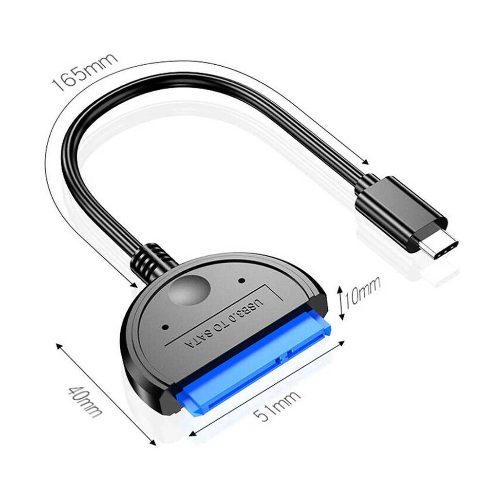 USB 3.1 Type C SATA кабель-конвертер штекер на 2 5 ''HDD SSD-накопитель Проводной адаптер