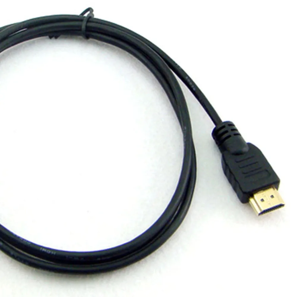 Кабель V1.4 Micro HDMI для адаптера 1080p 1440p HDTV PS3 XBOX 3D LCD медный провод с серебристым