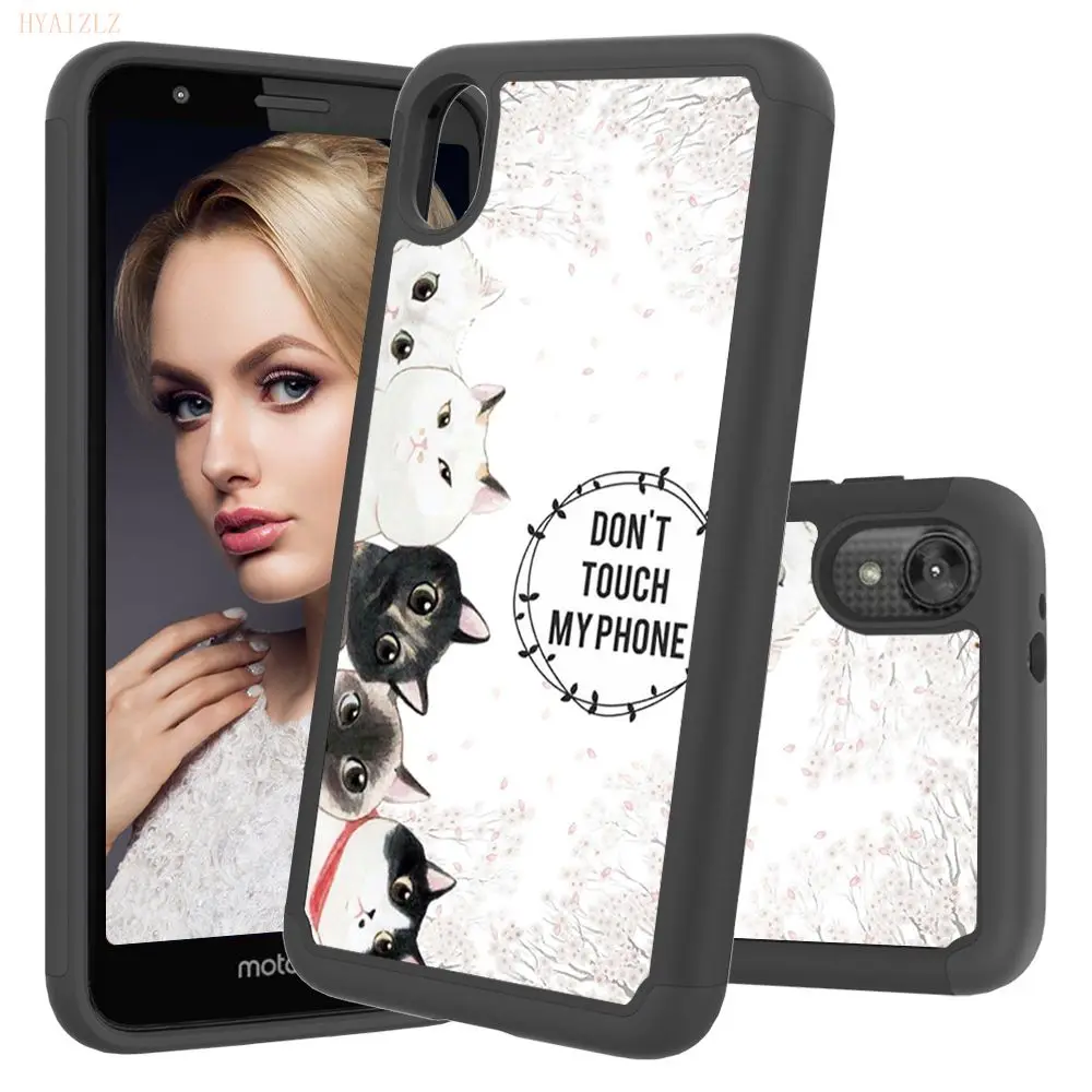 

Z4 Case for Motorola Moto E6 G7 Plus Cute Painted Dual Layer Shockproof Back Cover for Moto G7 Power G7 Play U.S Phone Shell