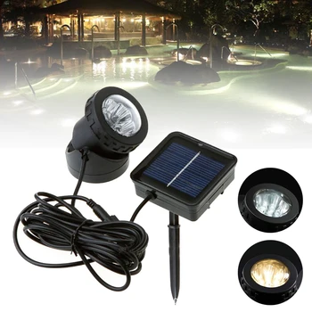 

Solar Light LED Fountain Lamp 6Leds Underwater Swimming Pool Light Pond Aquarium Decorative Lighting Spotlights Projection Lamp