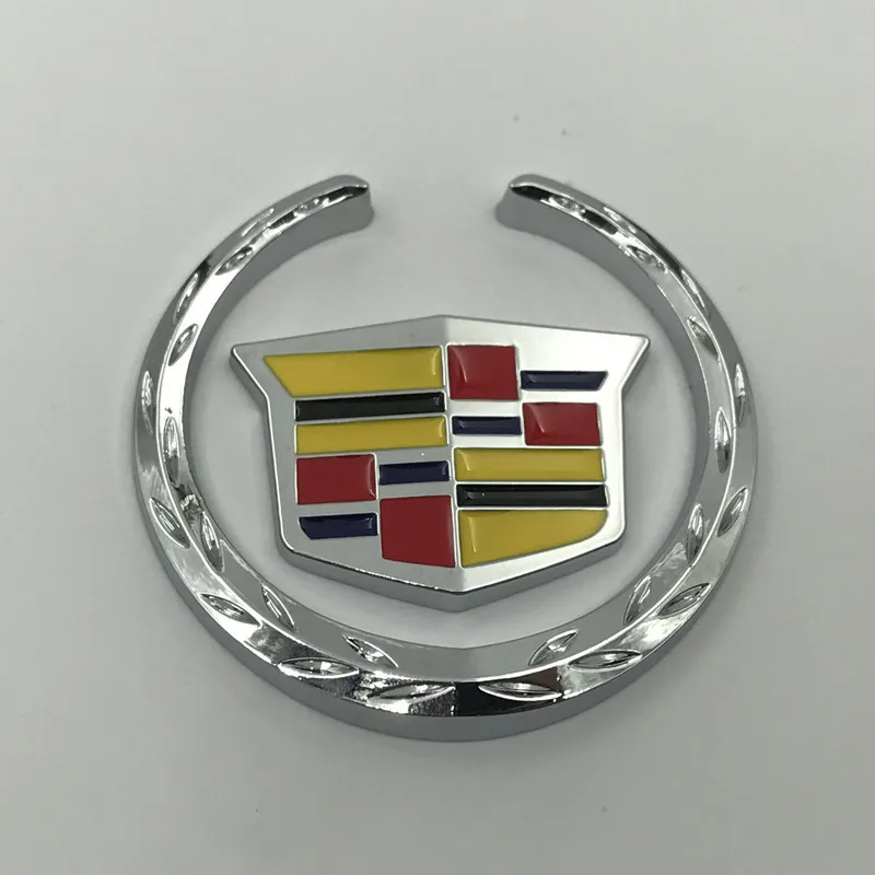 

Applicable Cadillac Metal Logo SRX Side Label ats cts xts Stereo Car Logo Wheat Standard Decoration Car Logo